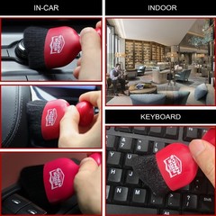 Car Detailing Brushauto Soft Hair Duster Interior With Curved Dirt Dust Collecto