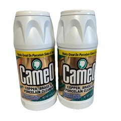 2x CAMEO Copper Brass Porcelain cleaner POWDER 10 oz ORIGINAL FORMULA