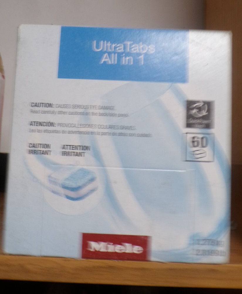 NEW Miele UltraTabs All-in-1 Dishwasher Tabs 60 Count