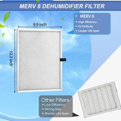 MERV 8 Dehumidifier Filter 6-Pack for ALORAIR Storm LGR – High Efficiency