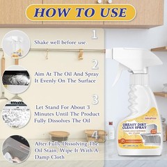All-Purpose Heavy-Duty Cleaner Spray – Effortless Oil Stain Removal for Kitchen