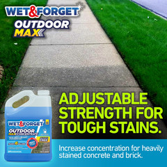 2 Pack Wet & Forget Outdoor Cleaner Concentrate 1 Gallon Moss Mold Mildew