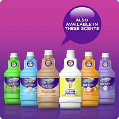 WetJet Multi-Purpose Floor Cleaner Solution with Febreze Refill, Hardwood Flo…