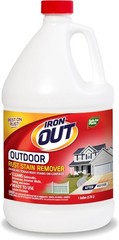 Iron OUT Outdoor Rust Stain Remover 1 Gallon Liquid Cleaner for Concrete & Vinyl