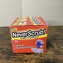 Never Scrub Refill Cartridge NeverScrub Cleaning Toilet System Open Box