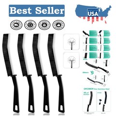 Precision Stainless Steel Gap Cleaning Brushes – Ideal for Kitchen & Bath Spaces