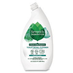 Seventh Generation Toilet Bowl Cleaner, Fresh Mint Scent, 24 oz Bottle, 4/Carton