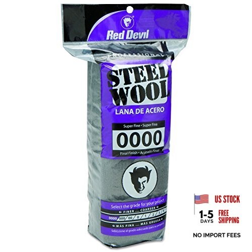 0310 Steel Wool, 0000 (Pack of 16) 16 Pads 0000 Super Fine