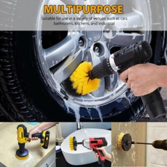 12pcs Drill Brush Cleaning Power Set Kit Car Tile Grout Carpet Clean & Improve