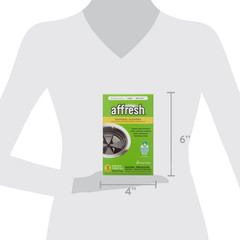 Affresh Garbage Disposal Cleaner, Removes Odor-Causing Residues, 3 Tablets