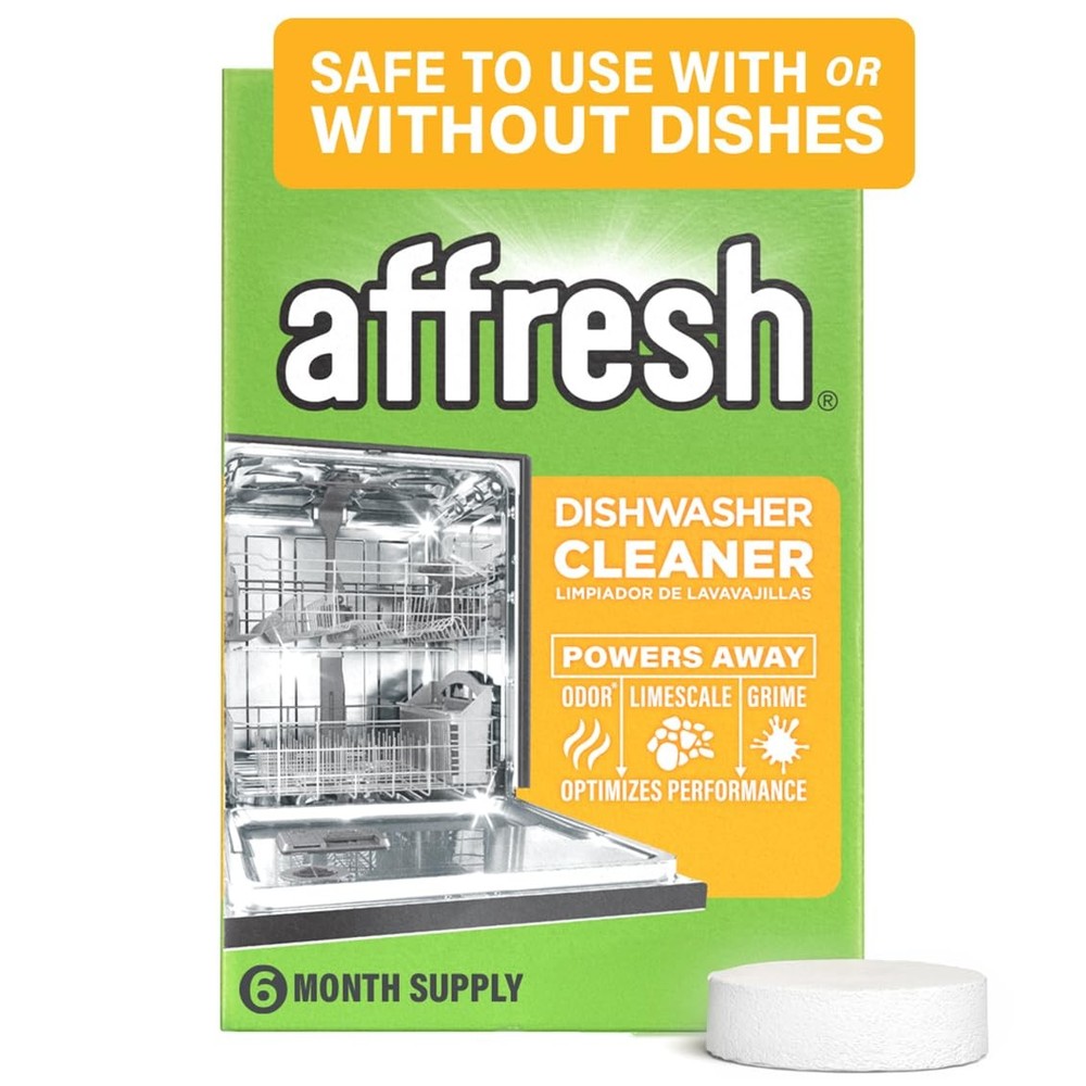 Affresh Dishwasher Cleaner, Helps Power Away Odor 6 Count (Pack of 1), Other