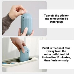 Krazy Pro Automatic Blue Toilet Cleaner – 2 Pack, Long-Lasting Freshness