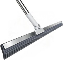 19.7” Large Floor Squeegee for Concrete Floor with 51”-58” Telescoping Sta…