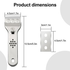 Cooktop Scraper,Multi-Purpose Scraper Cleaning Tool,Razor Holder for Cleaning