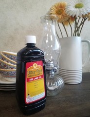 Lamplight ¼ Gallon (32 oz) Ultra-Pure Lamp Oil Red – liquid paraffin oil for
