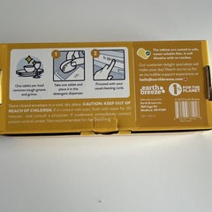 Earth Breeze Power Pebbles Dishwasher Tablets Lemon Citrus 30, No Plastic Pack