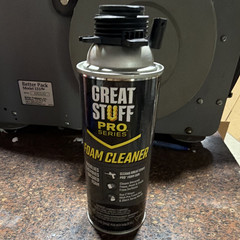 Great Stuff Pro Foam Cleaner for Spray Foam Insulation, 12 oz Aerosol Can