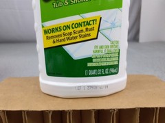 1x The Works Big One 32 Oz Tub & Shower Cleaner Hard Water Rust