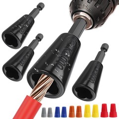 4 Pcs Upgraded Wire Twister Tool for Drill 2025 Version, Multifunctional Wire…