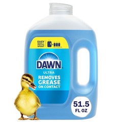Ultra Original Dish Soap Refill Jug, Large Size Blue Liquid Dishwashing Deter…