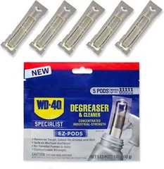 WD 40 Degreaser Cleaner EZ PODS Multi Surface Cleaning Pack of 5 028 Fl Oz