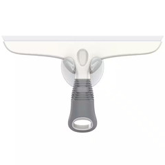 10 In. All-Purpose Silicone Squeegee with Suction Hook for Windows Glass Shower