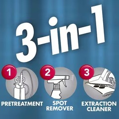 1 Gal. 3-in-1 Carpet Cleaner, Concentrated Carpet Cleaning Solution, EPA Safer C