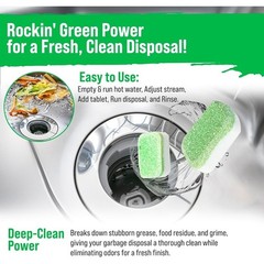 Garbage Disposal Cleaner Tablets Deep Clean Odor Eliminator Sink Freshener New