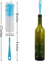 ALINK 17in Extra Long Bottle Cleaning Brush Cleaner for Washing Narrow Neck Beer