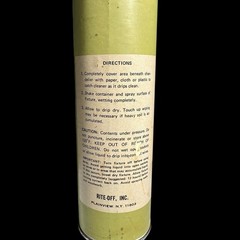Rite Off Chandelier Cleaner Spray Can Item 8532 Net Wt 18 Oz Vintage
