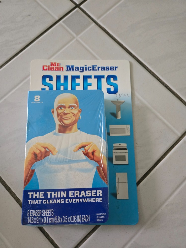 New Sealed Mr Clean Magic Eraser Sheets 8 Ct
