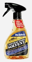 De-Solv-It CONTRACTOR’S SOLVENT 33oz Remove Caulk Silicone Adhesive Roof Tar NEW