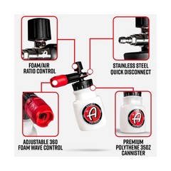 Adam’s Polishes Premium Foam Cannon – Custom Snow Foam Cannon Soap Sprayer fo…