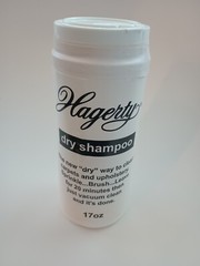 HAGERTY DRY SHAMPOO, UPHOLSTRY AND CARPETS, NEW OLD STOCK, 17 oz.