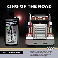 Flitz Multi Purpose Metal Polish Liquid – 16oz Bottle of USA-Made Tarnish