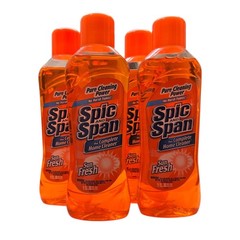 Spic and Span Sun Fresh Liquid Cleaner 15.8 oz The Complete Home Cleaner, 4 Pack