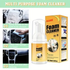 5-Piece Multi-Function Powerful Foam Car Cleaner and Interior Detailing Care Kit