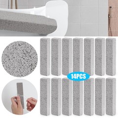 14PCS Pumice Stone Toilet Bowl Cleaner Scouring Sticks Foamed Glass for Bathroom