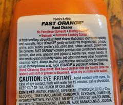 Permatex 25108 Fast Orange Pumice Hand Cleaner 7.5 oz. Citrus New Old Stock