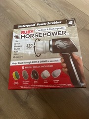 Ruby Horsepower Waterproof Rechargeable Power Scrubber