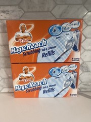 Mr. Clean Magic Reach Scrubbing Tub & Shower Pads 8 Refill Pads NIB (2) Availabl