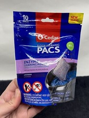 O-Cedar PACS Hard Floor Cleaner, Lavender Scent 10 Count (1-Pack) (YB)