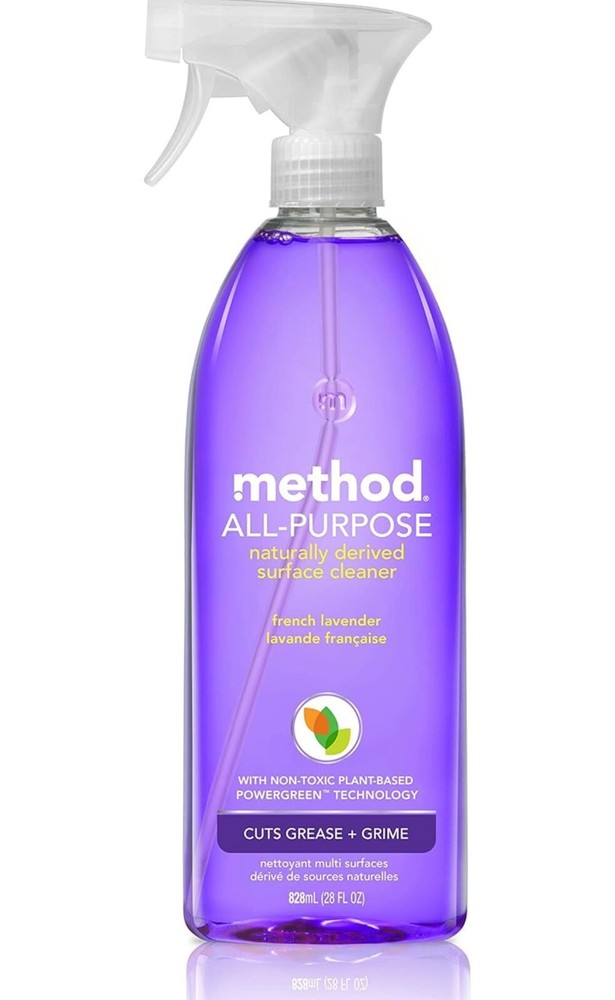 Method All-Purpose Cleaner Spray, French Lavender, Plant-Based and Biodegradable