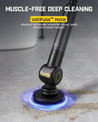 Flip G9 Pro Electric Scrubber, Voltipulse Motor, Dual-Speed Cleaner with 6 Brush
