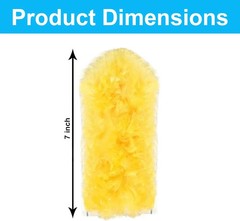 20 Pack Heavy Duty Duster Refills for Swiffer, Multi-Surface 360° Disposable Dus