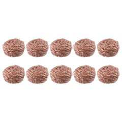 10 PCS Copper Wire Ball Copper Wire Cleaning Ball Solder Iron Tip Nozzle Cleaner