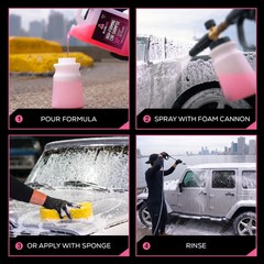 Suds Lab Xp High Foaming Exterior Car Wash Shampoo Effectively Removes Dirt