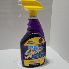 Glass Cleaner, Ammonia-Free Streak-Free Formula, 33.8 fl oz Spray Bottle NEW