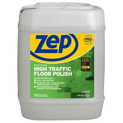 Zep High Traffic Floor Polish – 5 Gal (1 Pail) ZUHTFF5G – Scuff and Slip