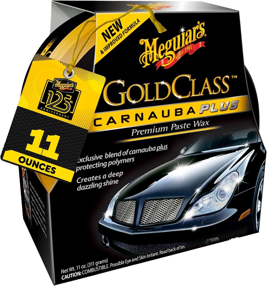 Meguiar’s Gold Class Carnauba Plus Premium Paste Wax 11 Oz